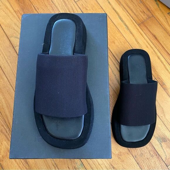 Tony Bianco Isabel black magic slides shoes sandals flats Revolve 6 - Picture 13 of 13